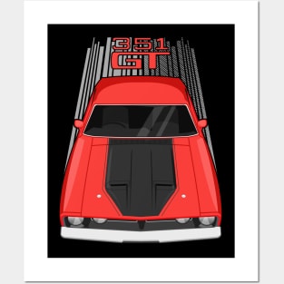 Ford Falcon XB GT 351 - Red Posters and Art